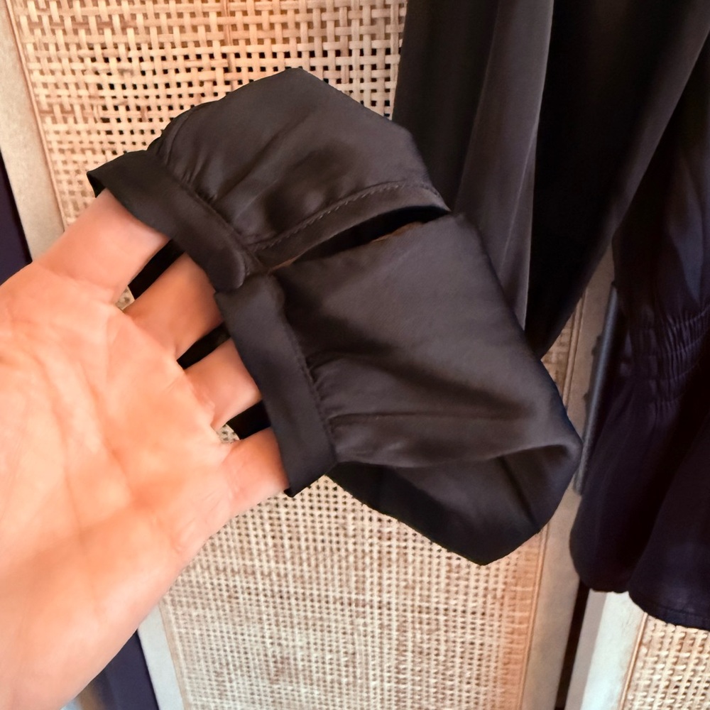 PAIGE Black Peplum Blouse - Picture 4 of 13